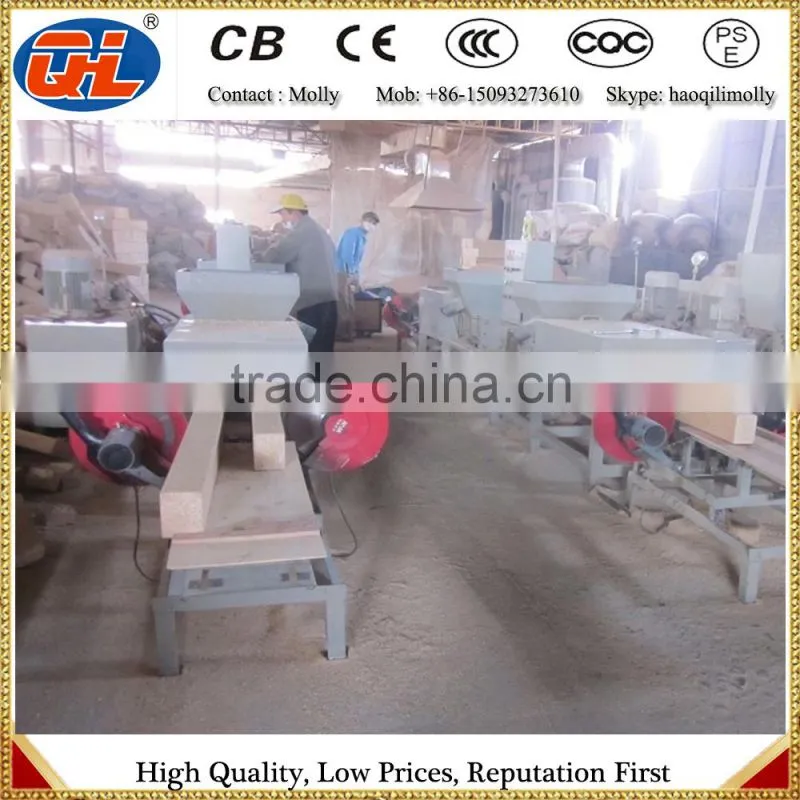 automatic one head double head type wood sawdust block press machine