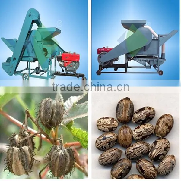 Home use small capacity castor seed sheller