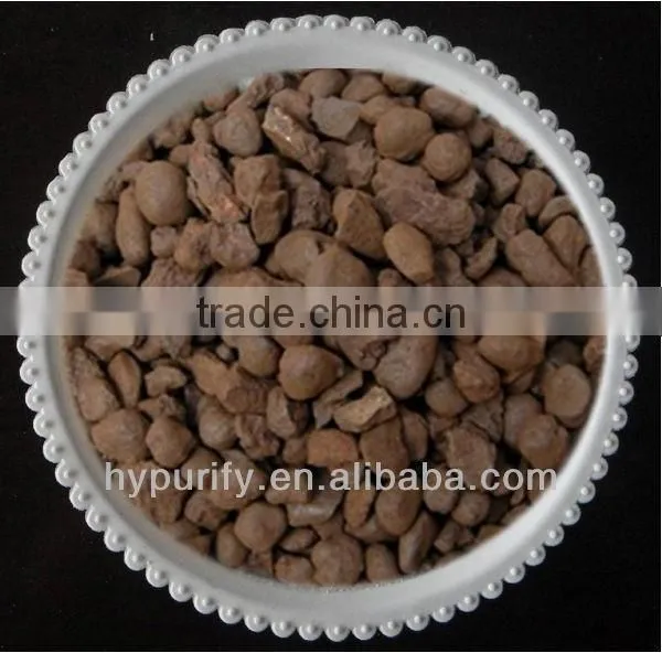 8*32mesh manganese sand filter media remove the Fe and Mn from the water