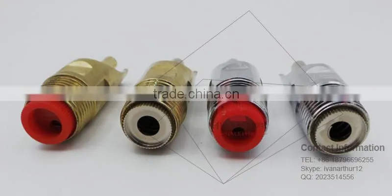 animal water nipple for pig in gold 64*22 mm