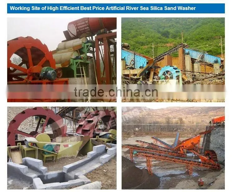 High Efficient Best Price Artificial River Sea Silica Sand Washer/mining merchinery sand washer