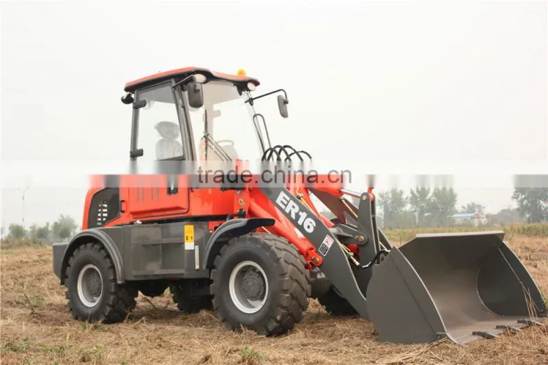 Everun CE New Wheel Loader ER16 with Electric Joystick/Quick Hitch for Sale