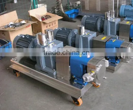 sanitary rotor pump for ketchup and tomato sauce