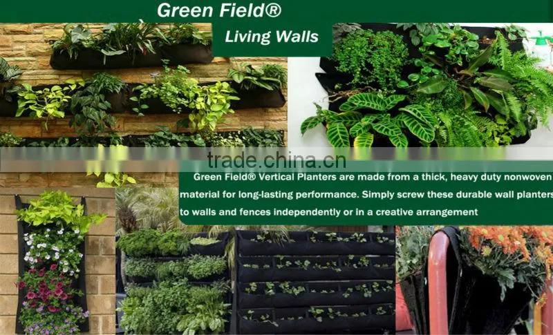 Green Field Living Walls Pockets Planter for Small Spaces