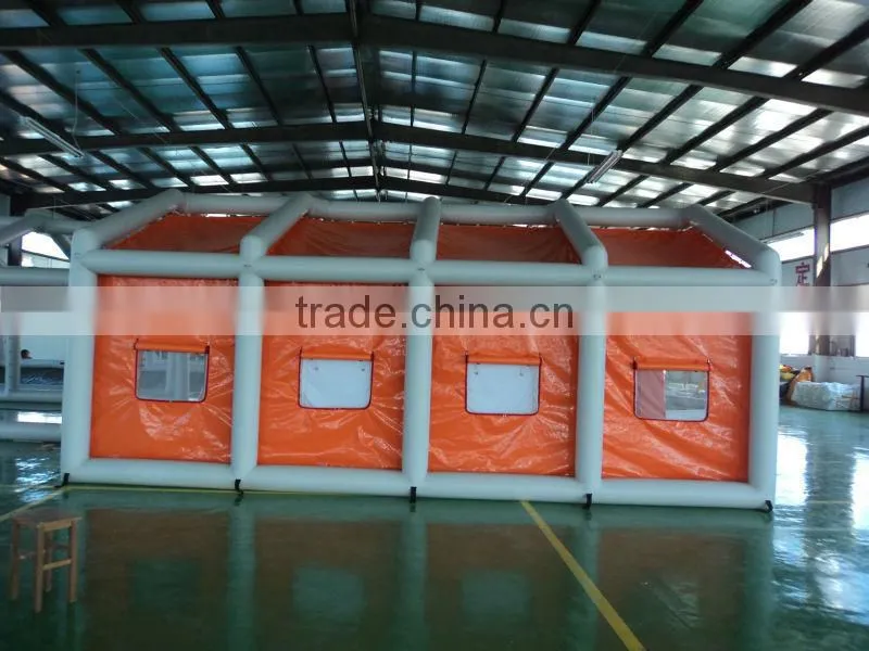 (ce) Korea pvc huge flexible inflatable tent