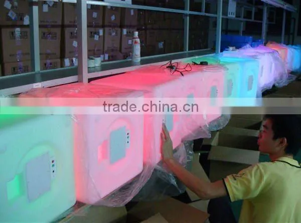 Factory Direct Sales Color Changing Living Room LED Cube Seat Lighting