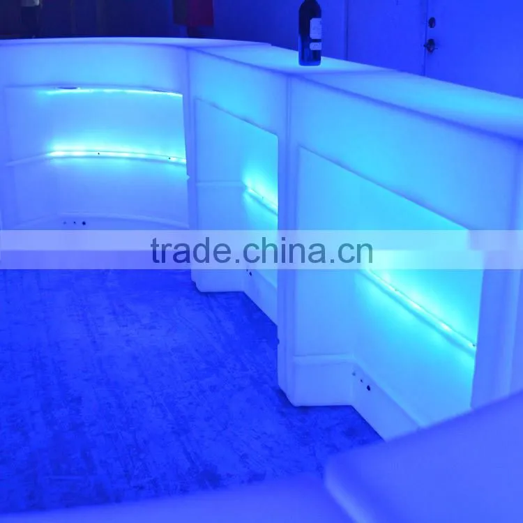 IR remote control waterproof led bar table furniture Flash lighting decoration RGB color change