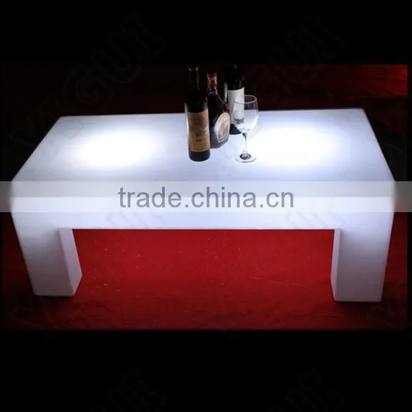 rgb color change led bar table for party /modern glowing furniture table for garden