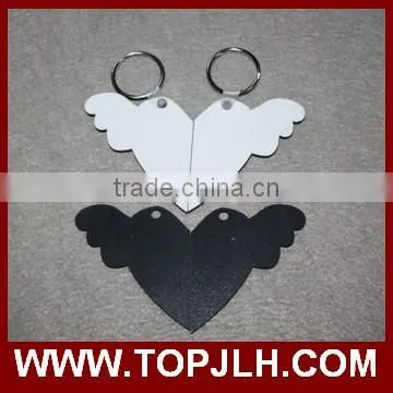 Wholesale sublimation custom keychain promtion gifts keyring