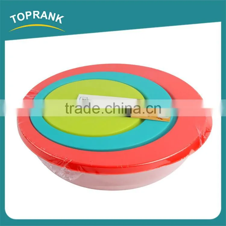 Various shapes 3pcs vegetables fruits fresh container plastic crisper box for food