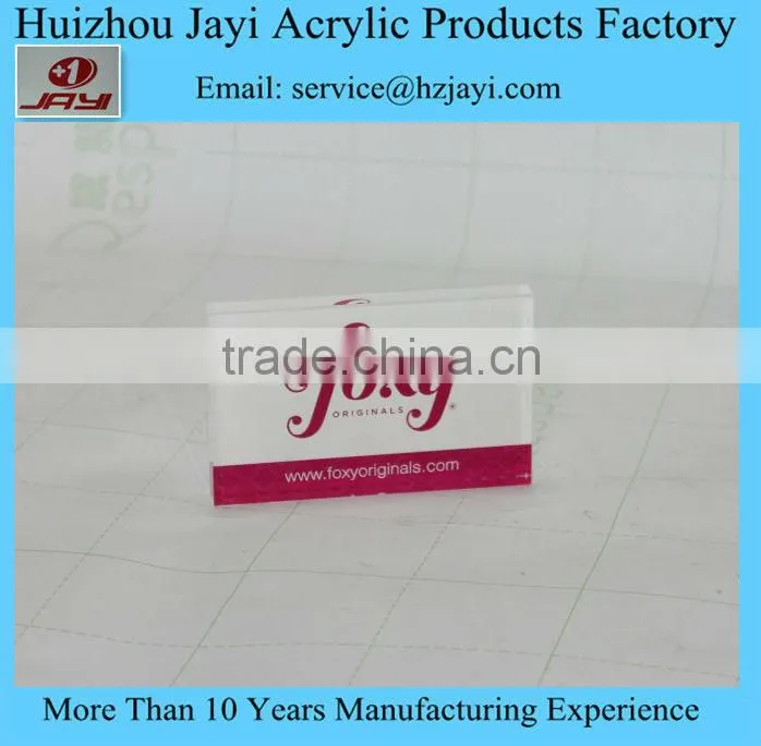 Factory Directly Cheap Custom Lucite Paperweight