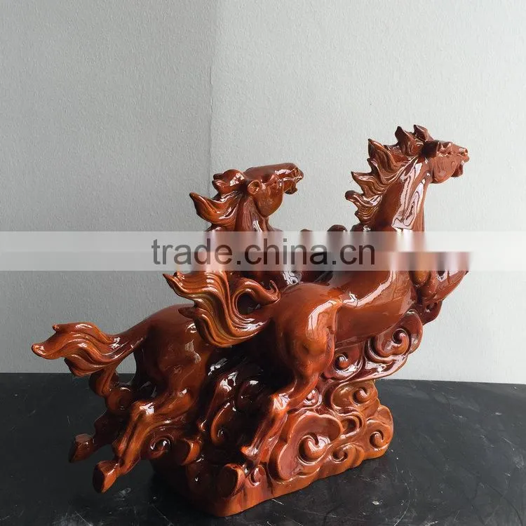 Polyresin horse statue
