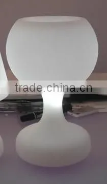 RGB rechargeable LLDPE color-changing led decorative table lamp
