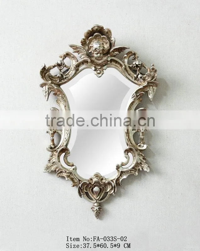 Ornate resin Living room Decorative wall mirror FA-033S-01
