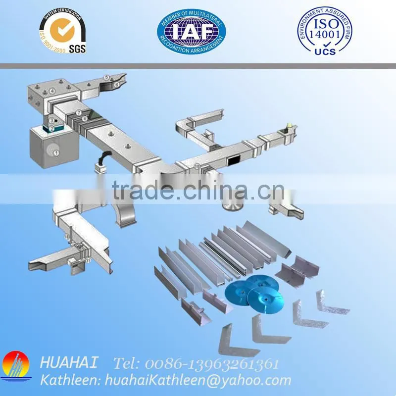 PU foam air ducting panel and accessories