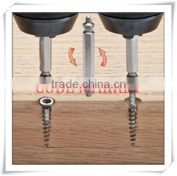 4pcs Damaged Screw Remover/Screw Extractor Set
