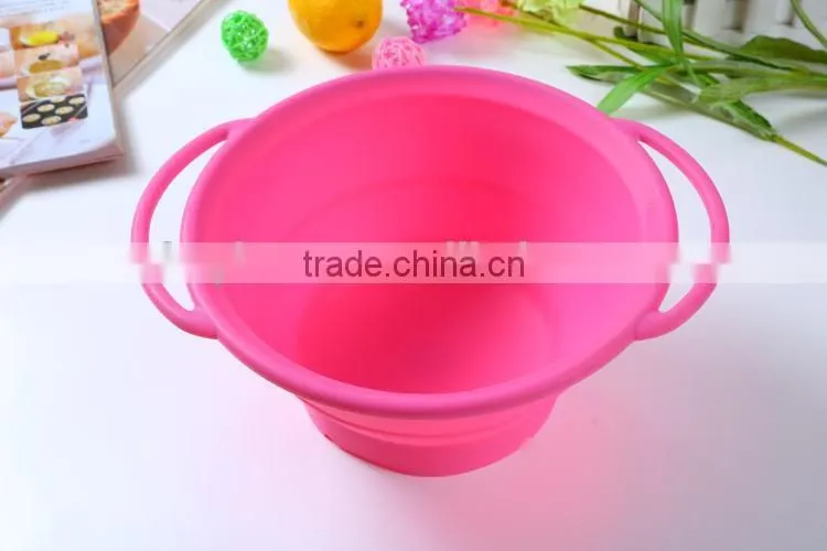 Collapsible silicone bowls hot selling microwave safe silicone bowls for kids