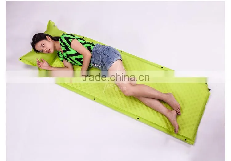 Camouflage Can Be Spliced Self Inflating Cushion Air Mattress Camping Mat With Pillow For Single
