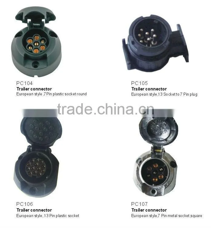 Hot Selling Trailer Connector 7 pin trailer connector