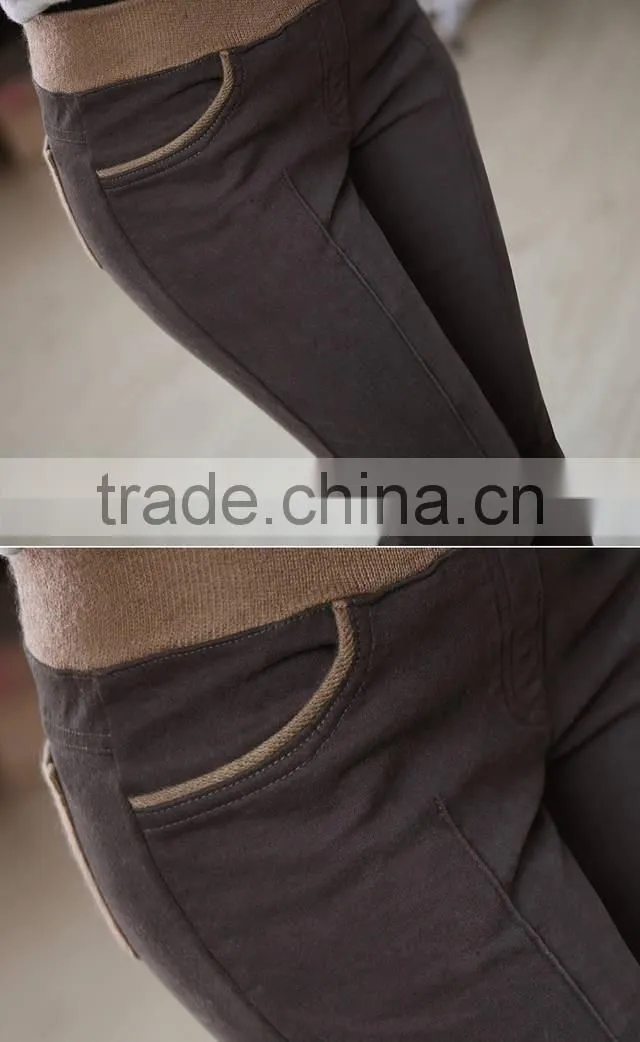 Hot Sale autumn and winter women pants velvet thickening legging trousers plus size female trousers autumn jeans