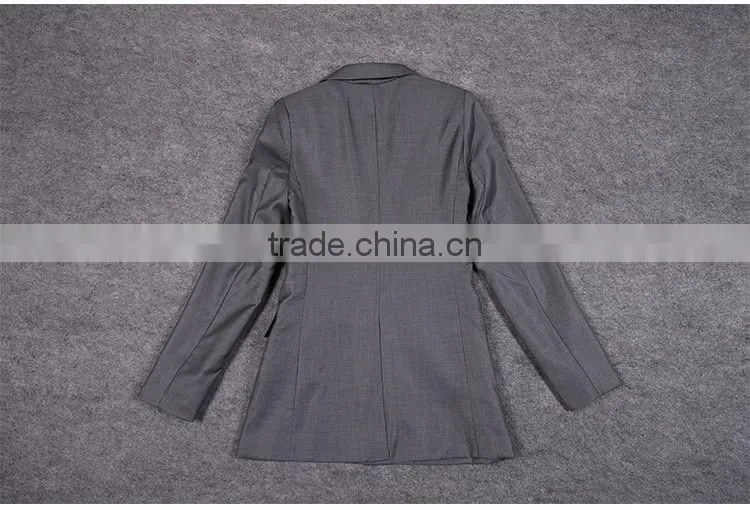 2016 office ladies suits slim cut ladies tuxedo pant suit