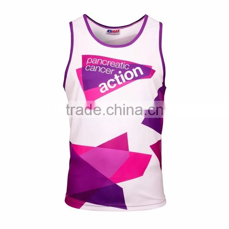 Women Sports Singlets Running Yoga Fitness Padded Stretch Gym Slim Tank Top