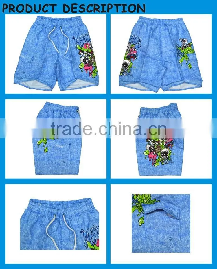 Kids Blue Board Shorts in Swimwear & Beachwear