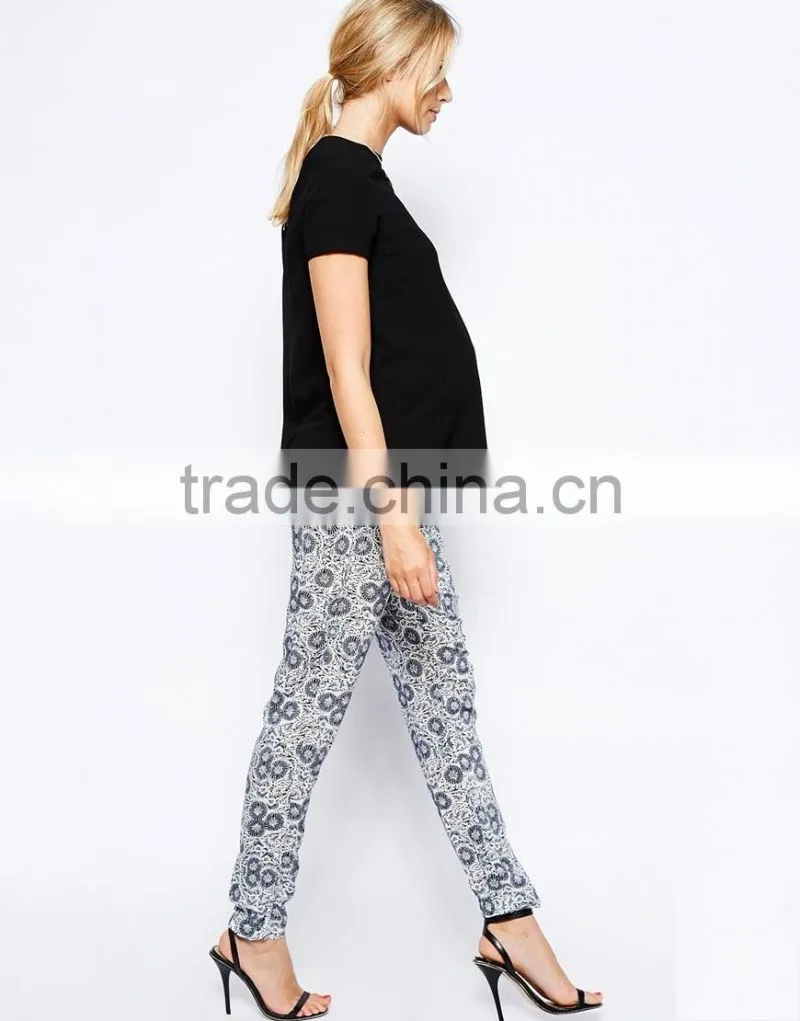Maternity clothes cheap Printed Jogger