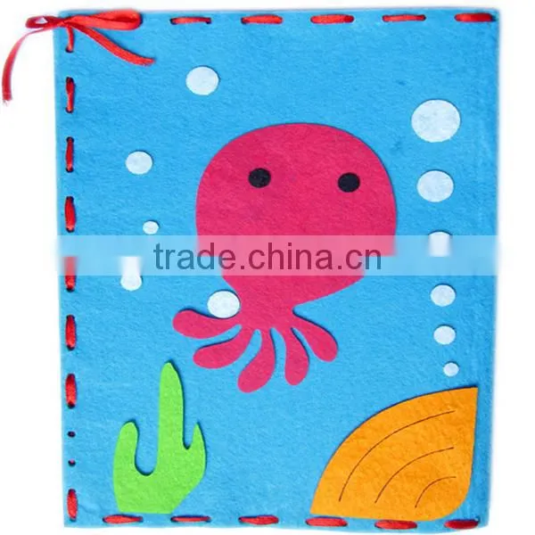 Handmade felt book notebook cover for Children's Educational Kids / Educational Learning Crafting