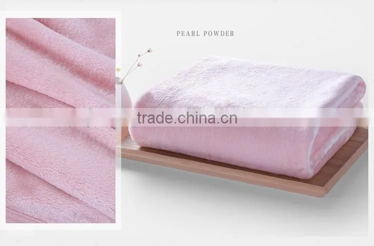 New design blanket thick fleece travel with trim