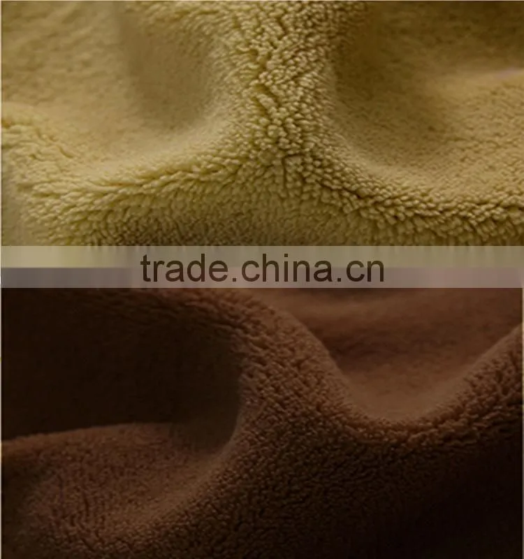 100 polyester solid colour coral fleece fabric