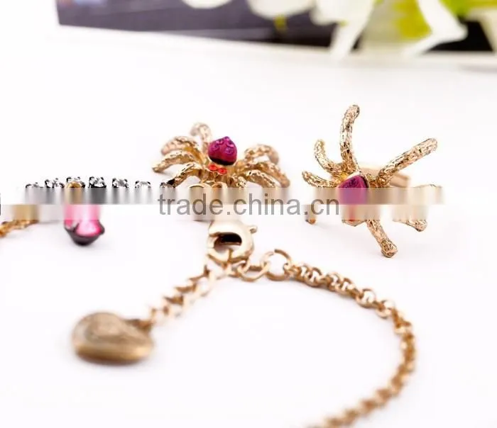 Fashion Spider Alloy Chain Anklet Bracelet Ankle Chain Foot Jewelry Barefoot Beach