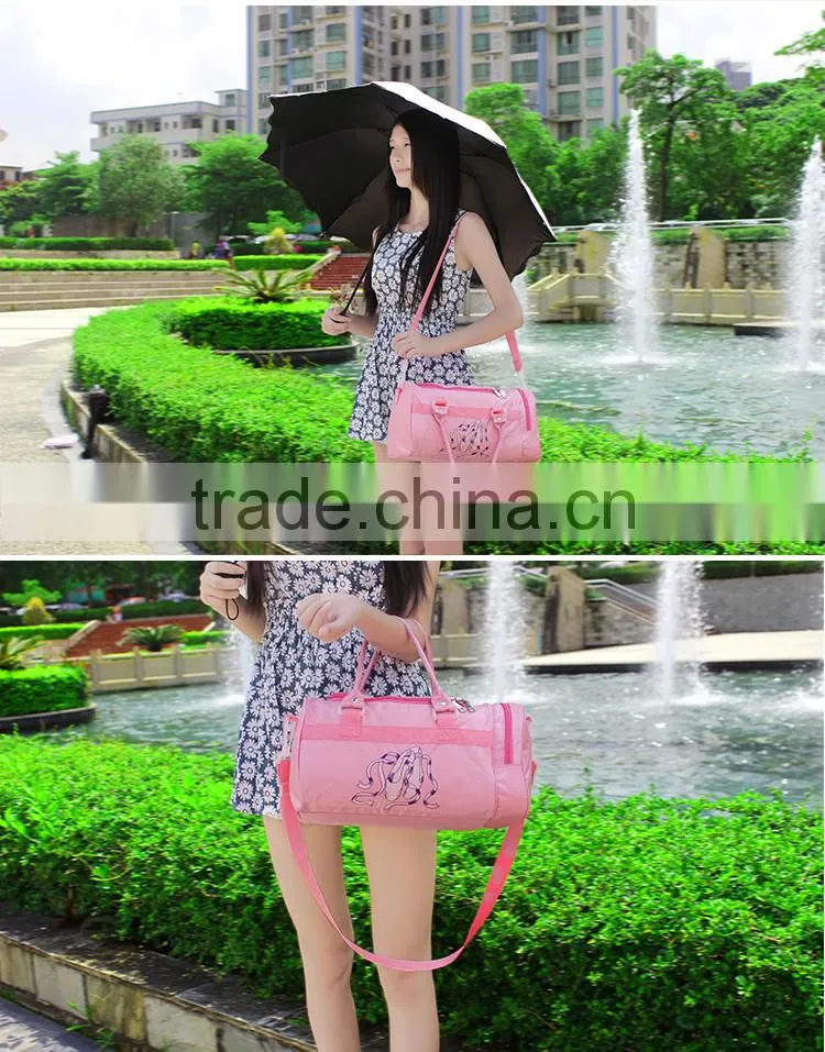 PS960 ballet dance crossbody bag pink waterproof ballet dance duffel bags for girls