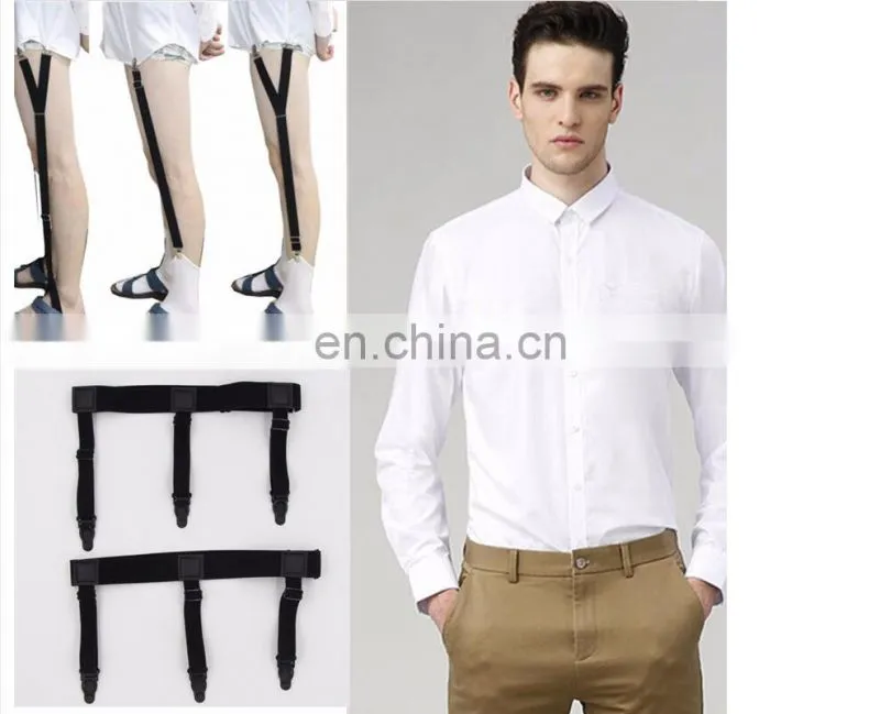 yiwu longkang Hot sale fashion suspenders garters shirt garters
