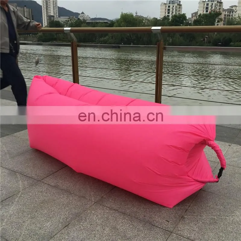 Fast Inflatable Sofa Sleeping Bag Outdoor Air Sleep Sofa Couch Portable Furniture Sleeping Hangout Lounger Inflate Air Bed F842