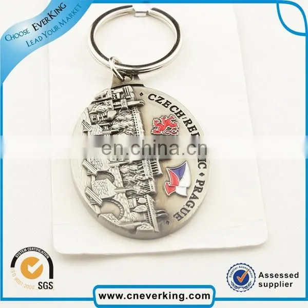 Custom Soft Enamel Metal keychain for Souverir