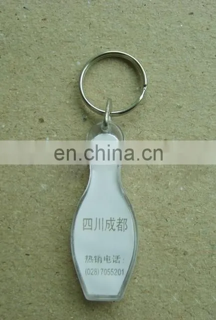 photo holder keychain plastic bottle
