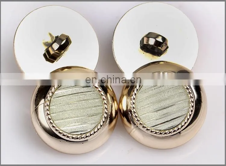 Fashion UV Plating Resin Button for Shirt or Coat BA60374