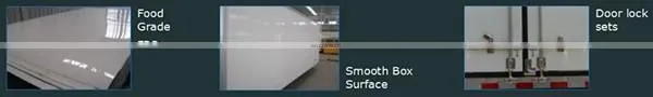 Custom-made Refrigerator Truck Body; Fiberglass +PU+Fiberglass
