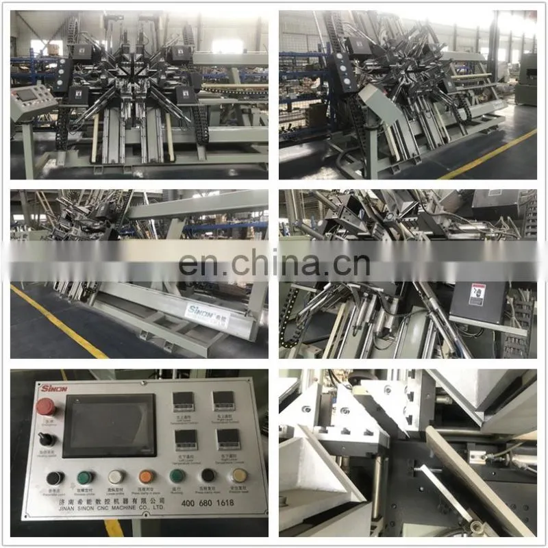 4 Heads Plastic Window Door Welding Machine uPVC window frame making machine