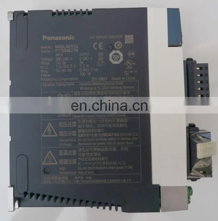 100w AC Servo Motor Drive Panasonic MADLN05SG For Industrial Robot Arm
