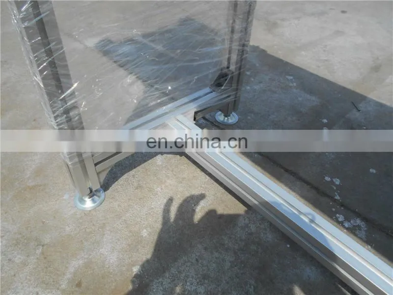 Shanghai Joygoal Light-duty pvc belt conveyor turn band transport for assemble line