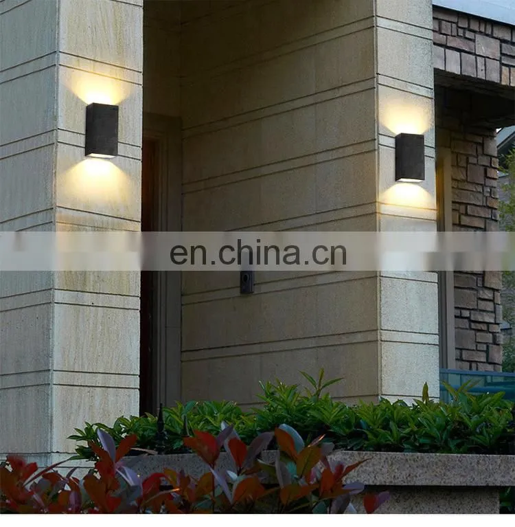 Exterior wall led light home commercial villa outside courtyard wall light outdoor waterproof LED wall light