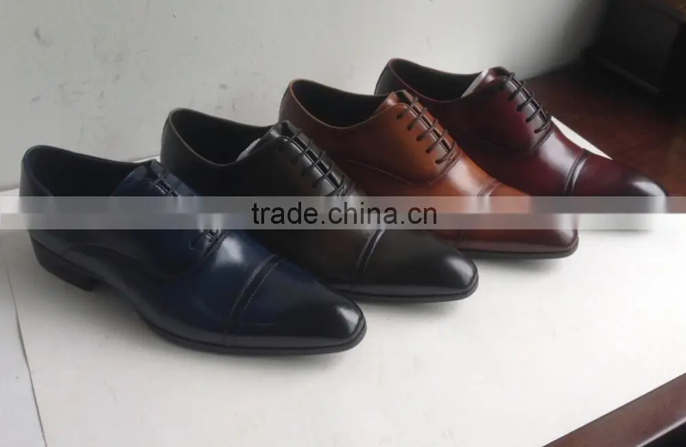 2016 new classy leather pu best men business casual dress shoes