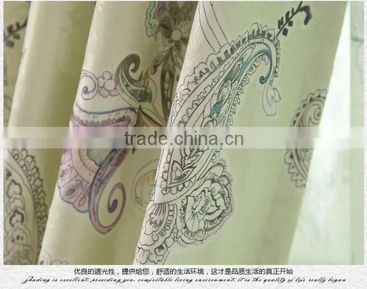 High quality hot selling fabric curtain ready made curtain