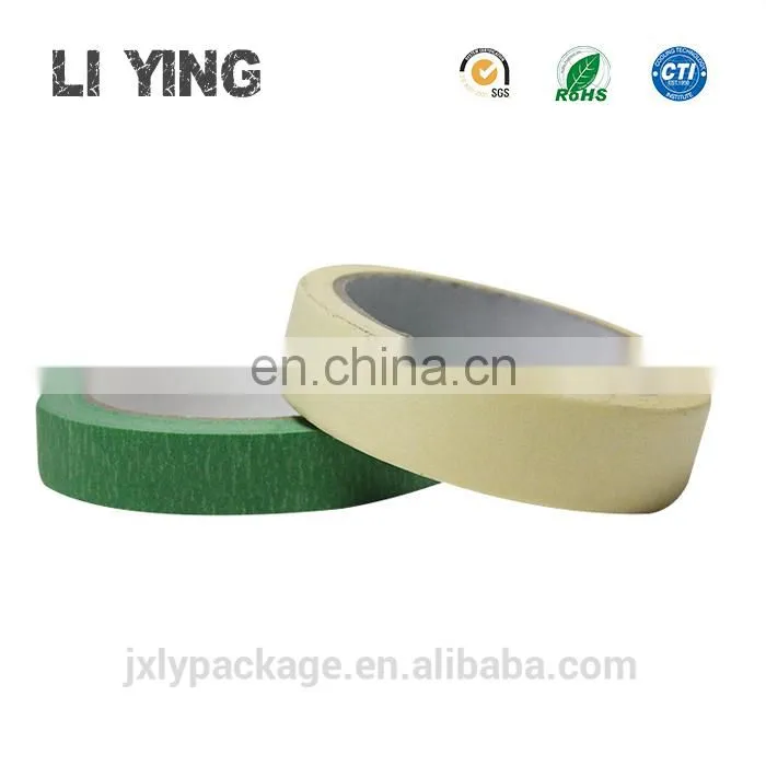 Manufacturer Single Side Thick Rubber Carpet Adhesive Crepe Paper Abro Masking Tape