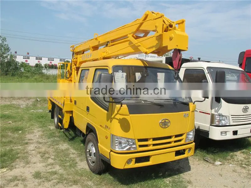 10m Jiefang truck mounted aerial platform
