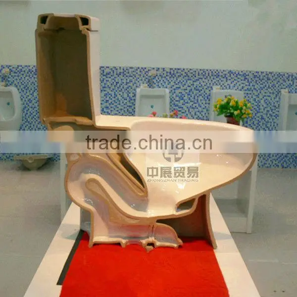 China siphonic one piece ceramic toilet