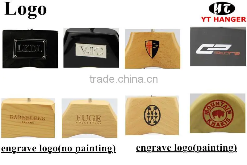 IMY-541 lotus wooden hangers customised hot sale