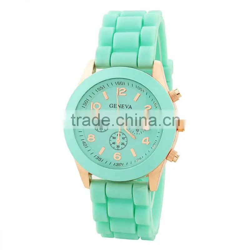 Lovely 2013 silicone band jelly watches